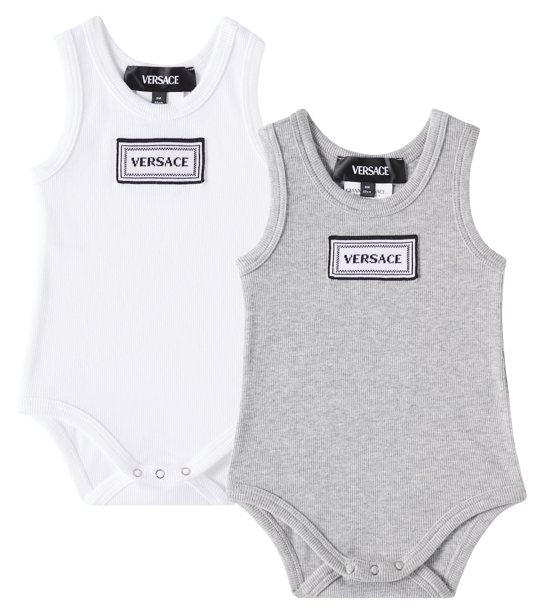 Детский комплект из 2 боди Versace Kids, White+ Grey Melange
Детский комплект из 2 боди Versace Kids, White+ Grey Melange