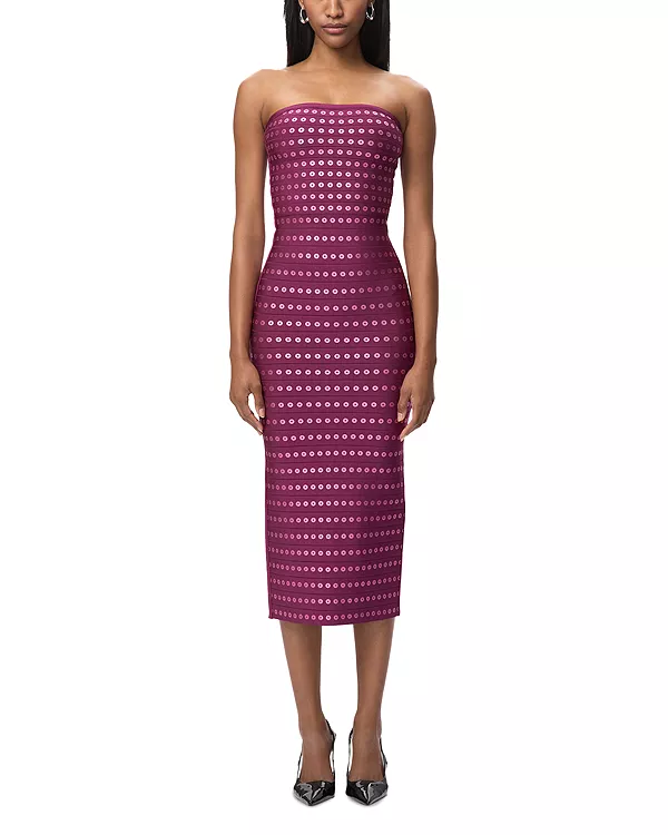 Платье Эйра Hervé Léger, фиолетовый
Платье Эйра Hervé Léger, фиолетовый