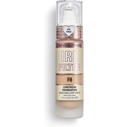 Makeup Revolution IRL Filter Longwear Foundation F8 23мл, Серый, Makeup Revolution IRL Filter Longwear Foundation F8 23мл
Makeup Revolution IRL Filter Longwear Foundation F8 23мл, Серый, Makeup Revolution IRL Filter Longwear Foundation F8 23мл