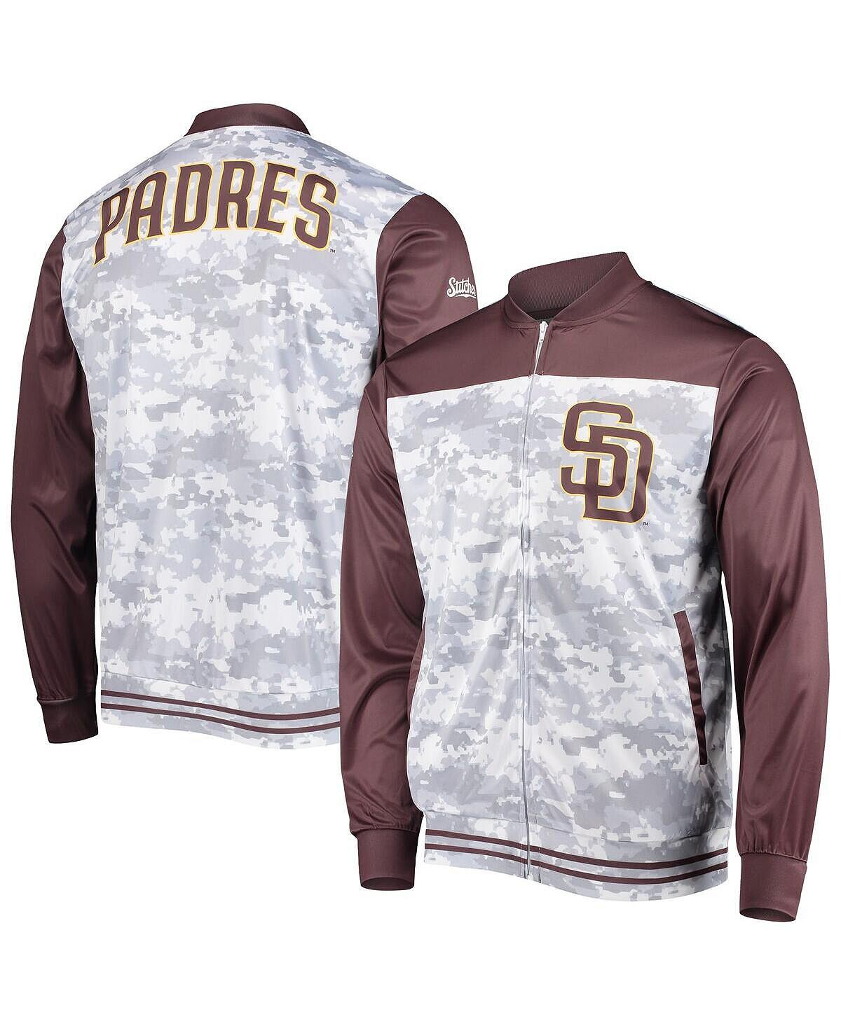 Мужская коричневая куртка san diego padres camo с молнией во всю длину Stitches, коричневый
Мужская коричневая куртка san diego padres camo с молнией во всю длину Stitches, коричневый
