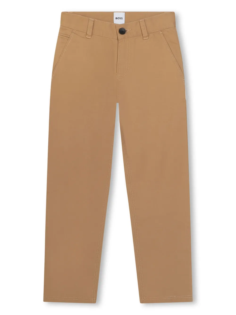 Прямые брюки чинос BOSS Kidswear, коричневый
Прямые брюки чинос BOSS Kidswear, коричневый