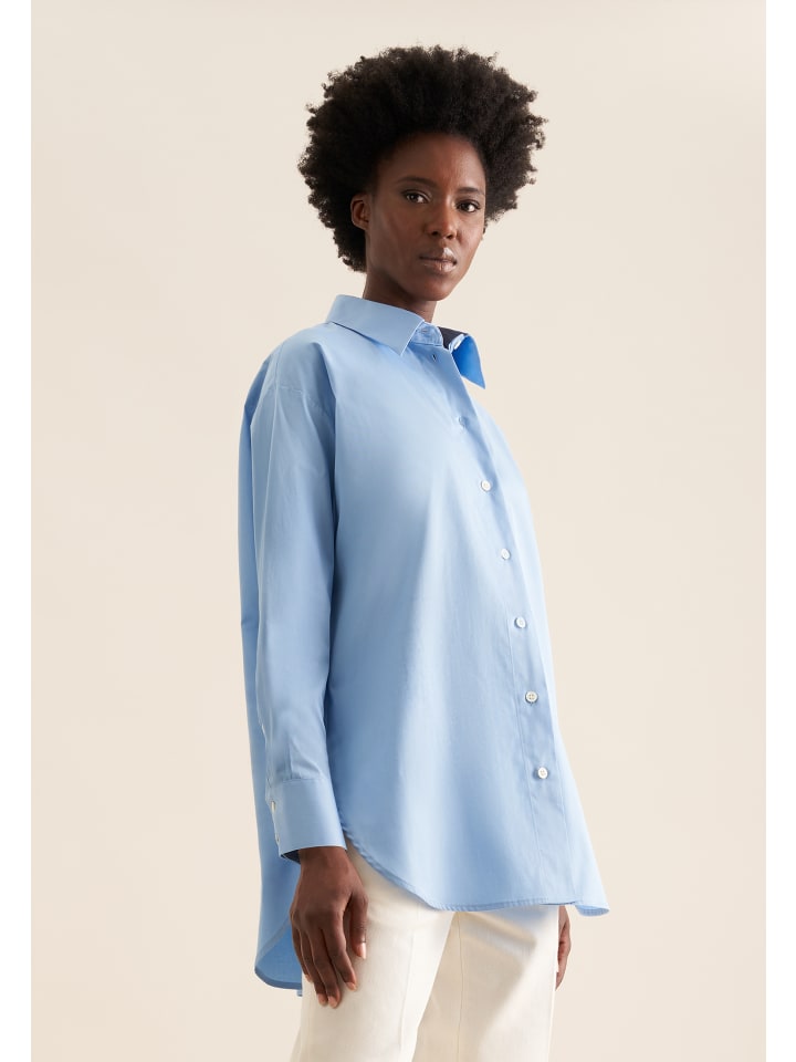 Блузка Seidensticker, средне-синий
Блузка Seidensticker, средне-синий