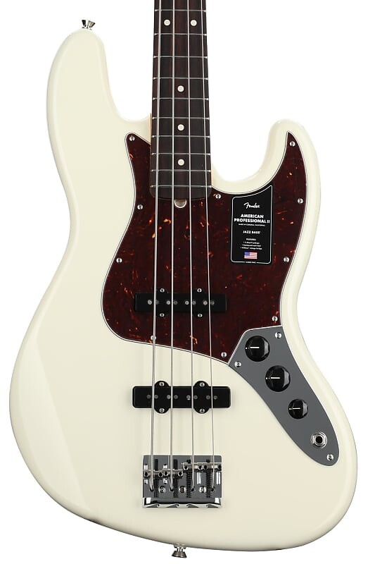 Бас-гитара Fender American Professional II Jazz Bass — олимпийский белый с палисандровой накладкой 0193970705
Бас-гитара Fender American Professional II Jazz Bass — олимпийский белый с палисандровой накладкой 0193970705