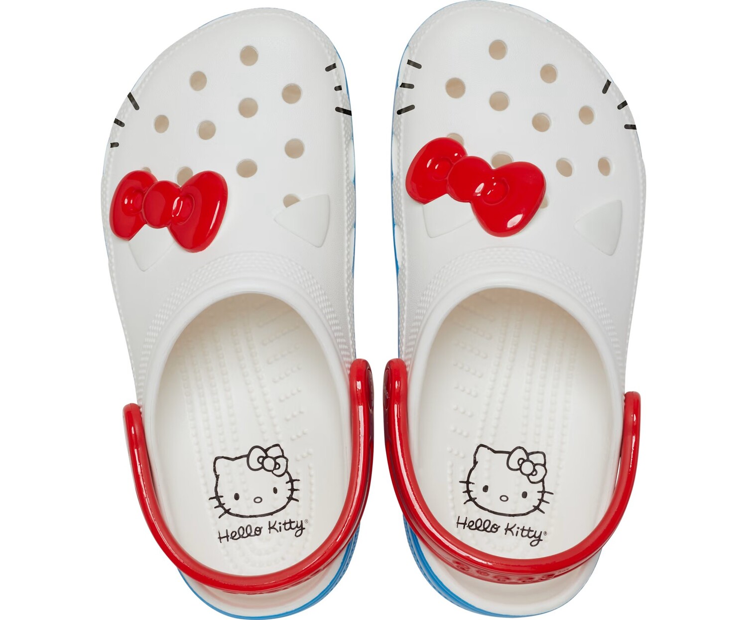 Сабо Crocs Classic x Hello Kitty, белый 
Сабо Crocs Classic x Hello Kitty, белый