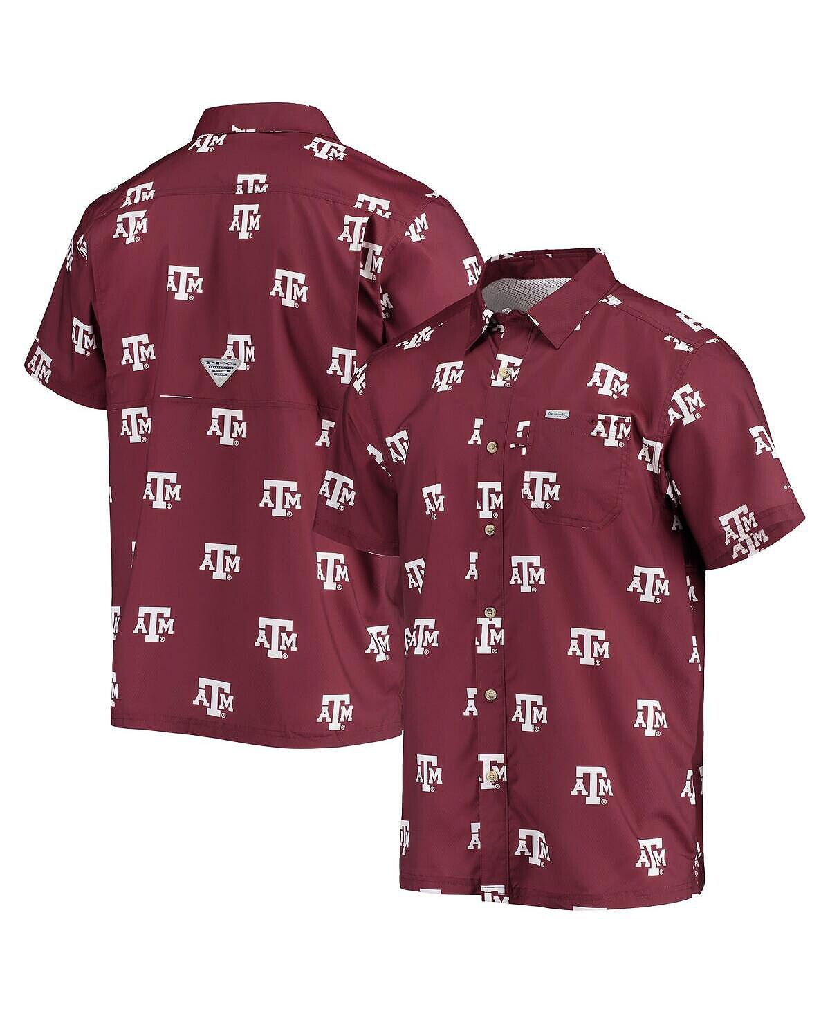 Мужская рубашка maroon texas a&m aggies super slack tide omni-shade на пуговицах Columbia
Мужская рубашка maroon texas a&m aggies super slack tide omni-shade на пуговицах Columbia