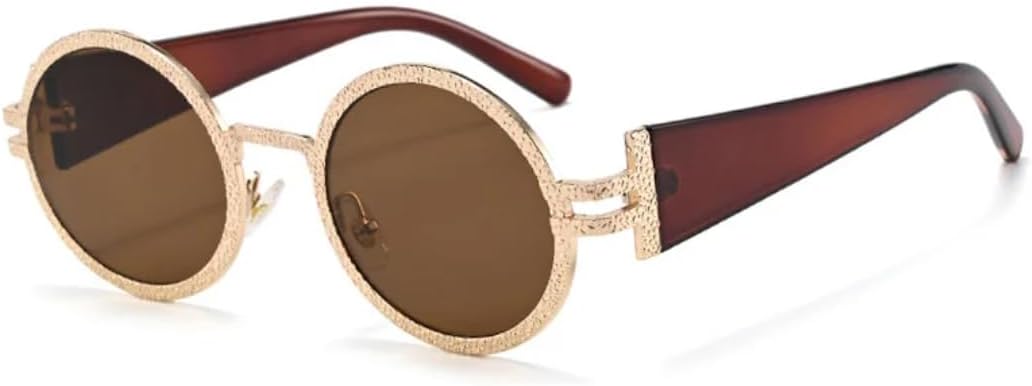 Круглые солнцезащитные очки в металлической оправе для мужчин и женщин, модные панк-очки, стильные женские солнцезащитные очки с защитой от УФ-излучения UV400 TKKTLLT, Gold-brown
Круглые солнцезащитные очки в металлической оправе для мужчин и женщин, модные панк-очки, стильные женские солнцезащитные очки с защитой от УФ-излучения UV400 TKKTLLT, Gold-brown