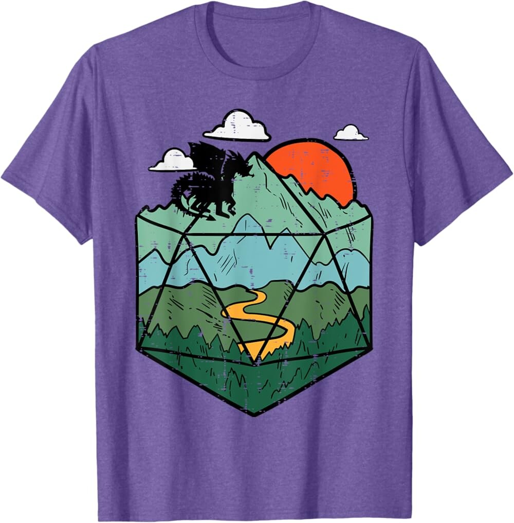 Мужская футболка RPG Mountain Gamer, фиолетовый
Мужская футболка RPG Mountain Gamer, фиолетовый