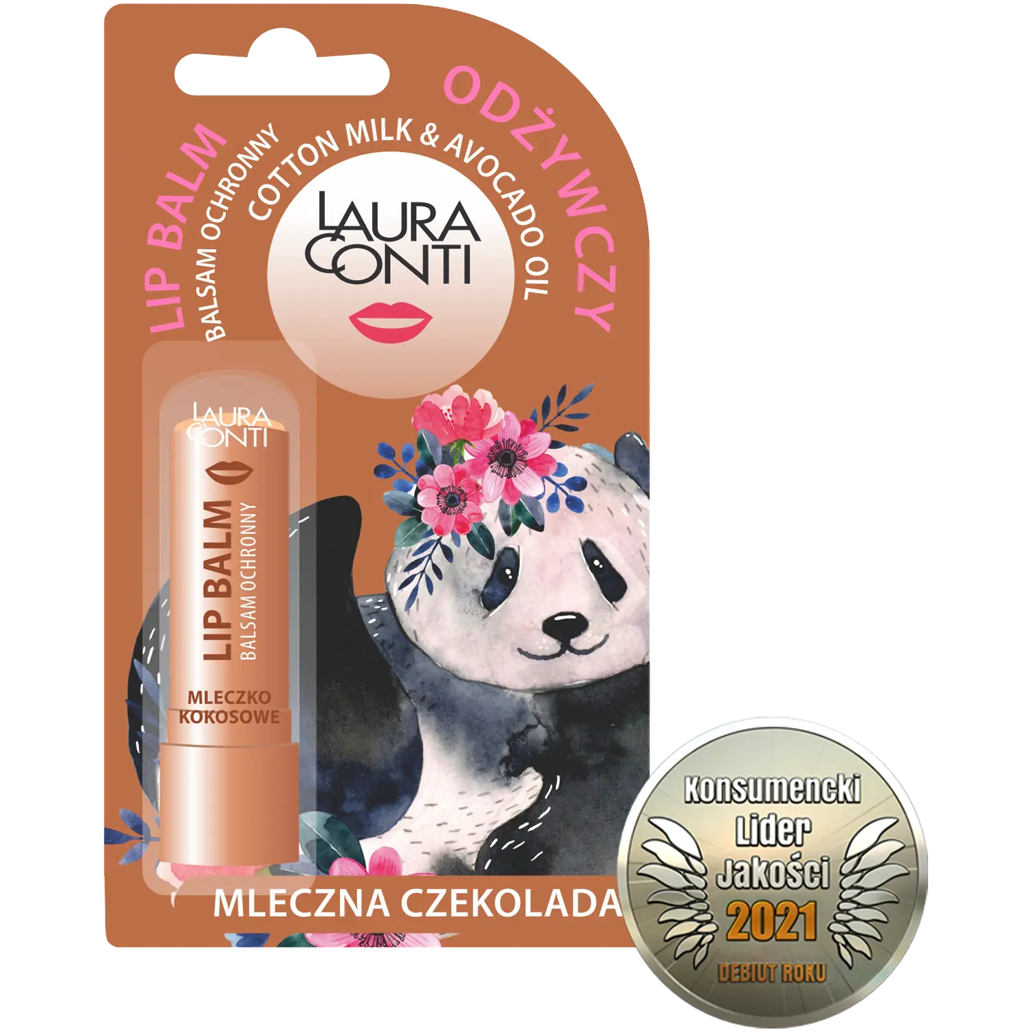 Laura Conti Mleczna Czekolada защитная помада молочный шоколад, 4,8 г
Laura Conti Mleczna Czekolada защитная помада молочный шоколад, 4,8 г