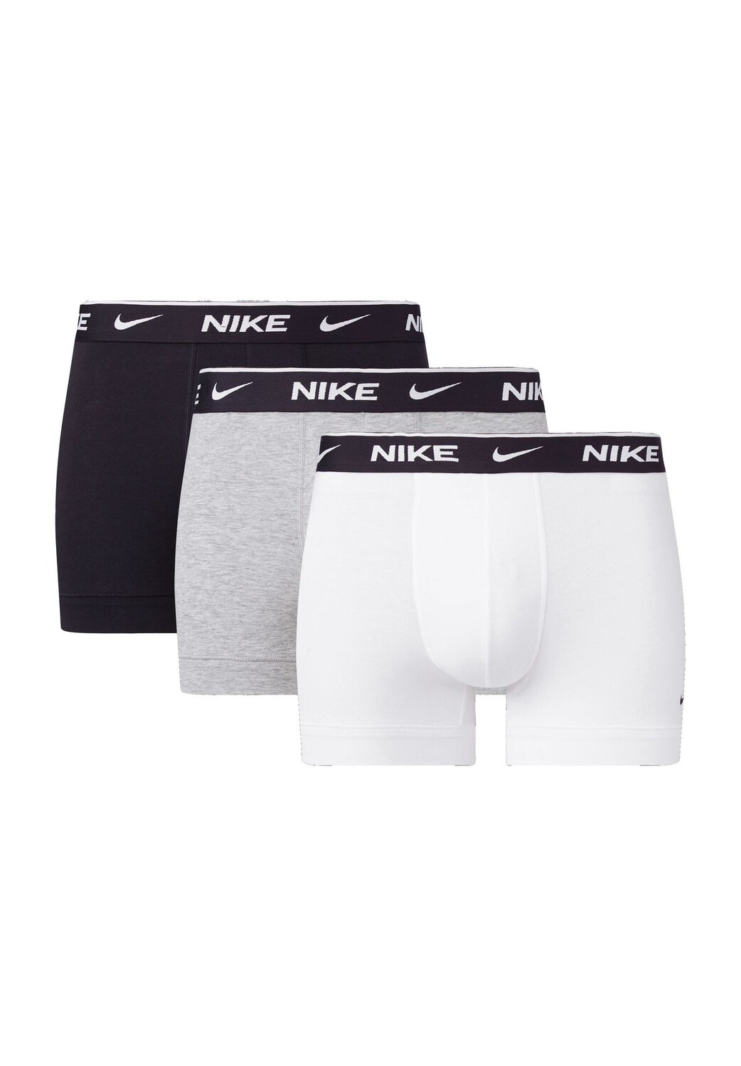 Трусы стрейч из хлопка на каждый день, 3 шт., пояс с логотипом, мужские NIKE, черный
Трусы стрейч из хлопка на каждый день, 3 шт., пояс с логотипом, мужские NIKE, черный