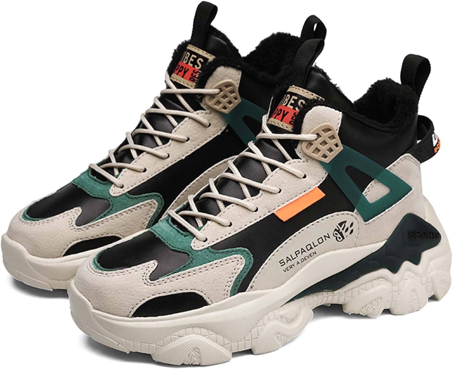 Мужские модные повседневные спортивные кроссовки - зимние плюшевые теплые ботинки - снежные ботинки - обувь для бега на свежем воздухе Dzbajrqm, бежевый
Мужские модные повседневные спортивные кроссовки - зимние плюшевые теплые ботинки - снежные ботинки - обувь для бега на свежем воздухе Dzbajrqm, бежевый