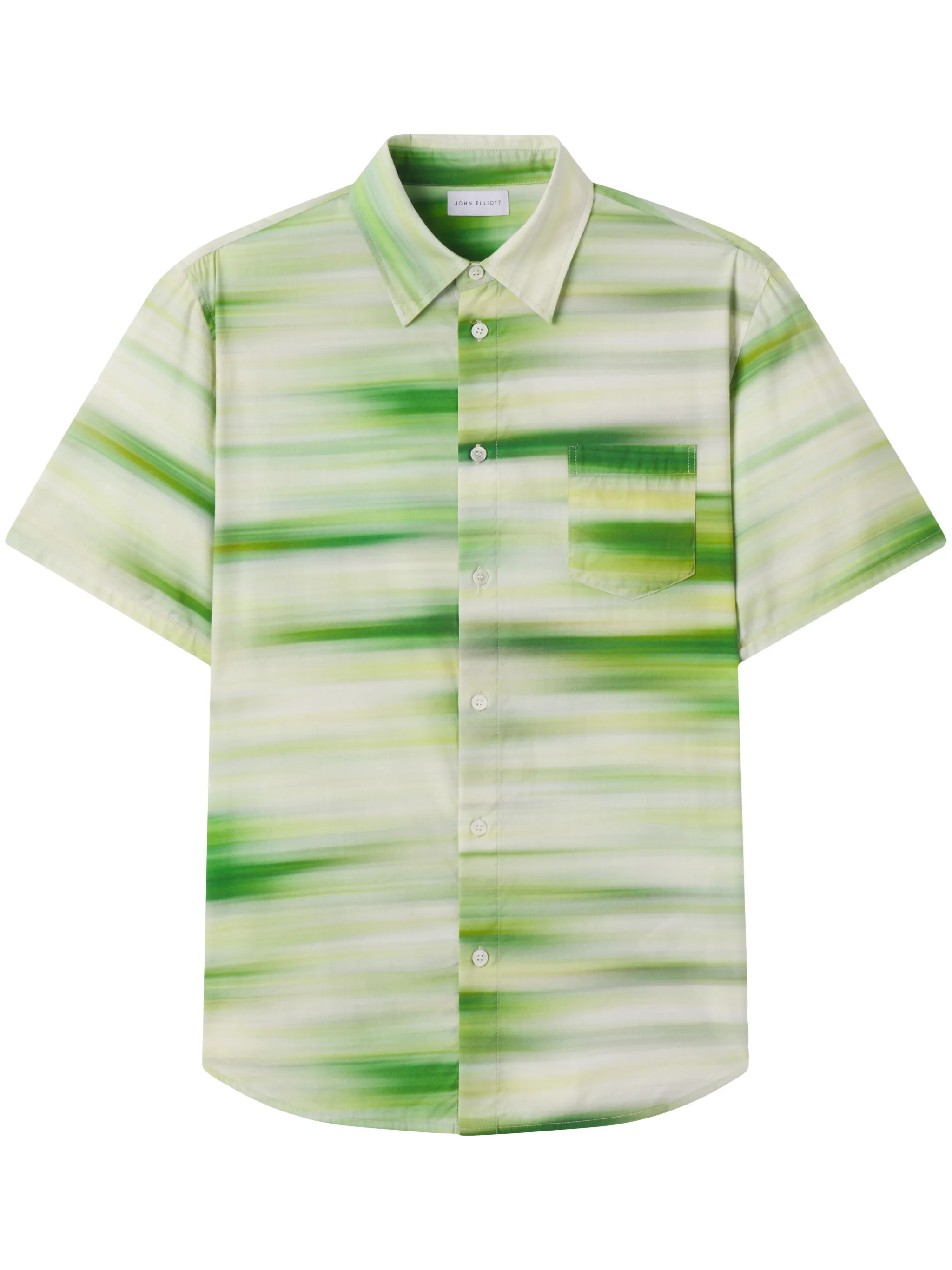Рубашка с короткими рукавами и абстрактным узором John Elliott, зеленый
Рубашка с короткими рукавами и абстрактным узором John Elliott, зеленый