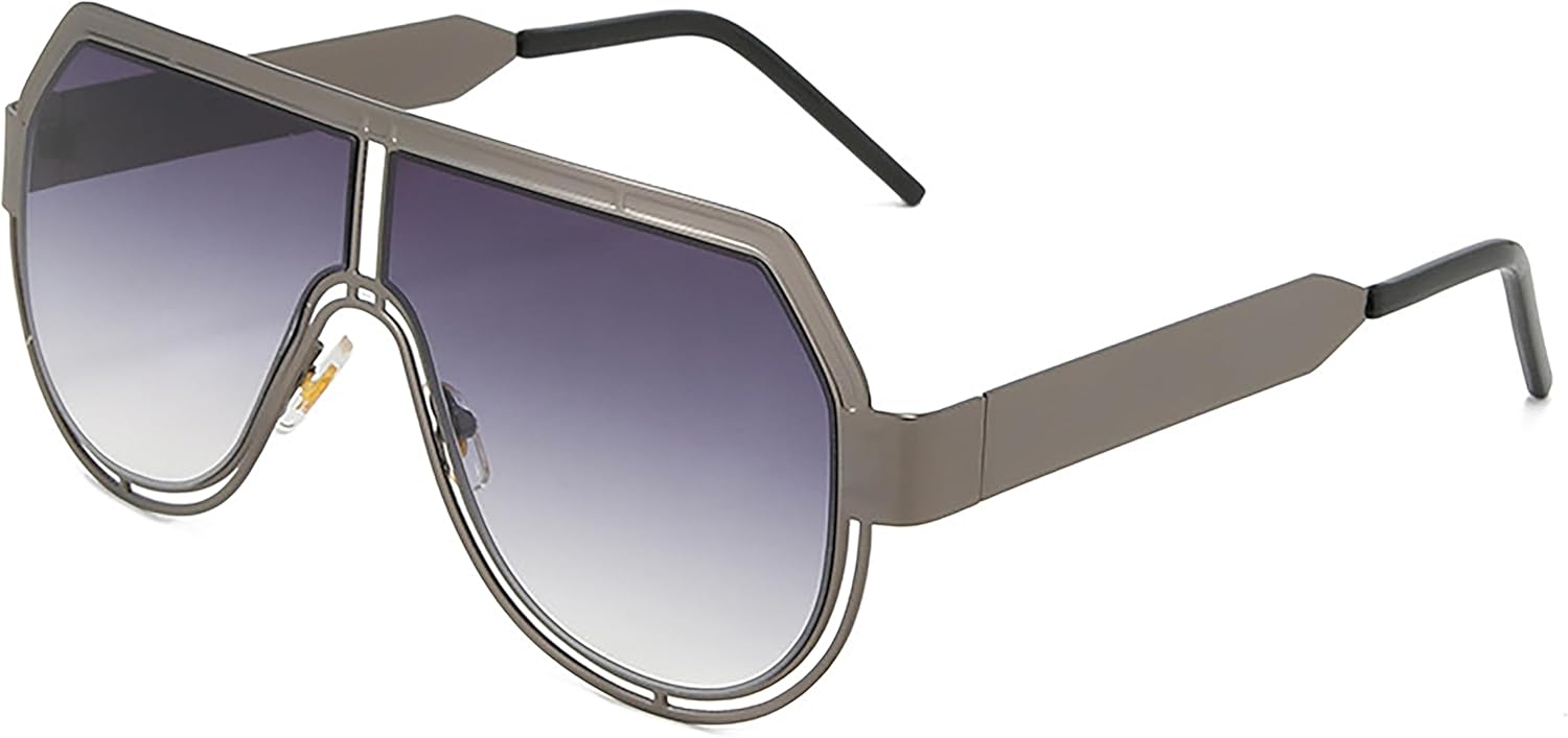 Солнцезащитные очки с плоской верхней частью, увеличенного размера, цельные, из пластика и металла, ретро, для женщин и мужчин, с защитой от УФ-излучения UV400 Generic, G
Солнцезащитные очки с плоской верхней частью, увеличенного размера, цельные, из пластика и металла, ретро, для женщин и мужчин, с защитой от УФ-излучения UV400 Generic, G