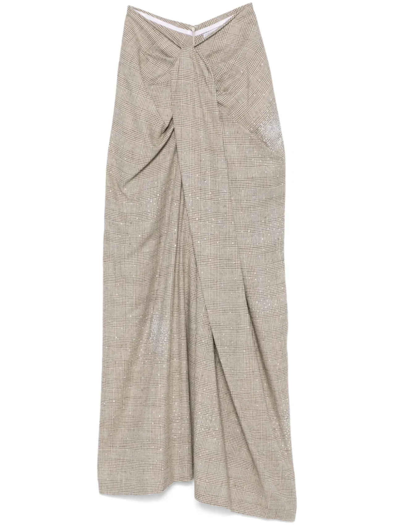 Брюки Джузеппе Ди Морабито с драпировкой Giuseppe Di Morabito, нейтральный 
Брюки Джузеппе Ди Морабито с драпировкой Giuseppe Di Morabito, нейтральный