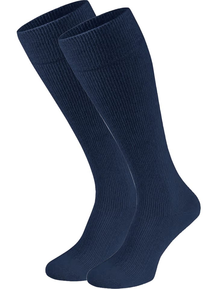 FußGut Хлопковые унисекс поддерживающие носки до колена, 3 пары, темно-синего цвета
FußGut Хлопковые унисекс поддерживающие носки до колена, 3 пары, темно-синего цвета