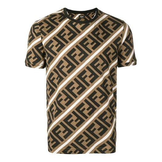 Футболка Men's FENDI SS21 FF Pattern Colorblock Printing Short Sleeve Brown T-Shirt, коричневый
Футболка Men's FENDI SS21 FF Pattern Colorblock Printing Short Sleeve Brown T-Shirt, коричневый