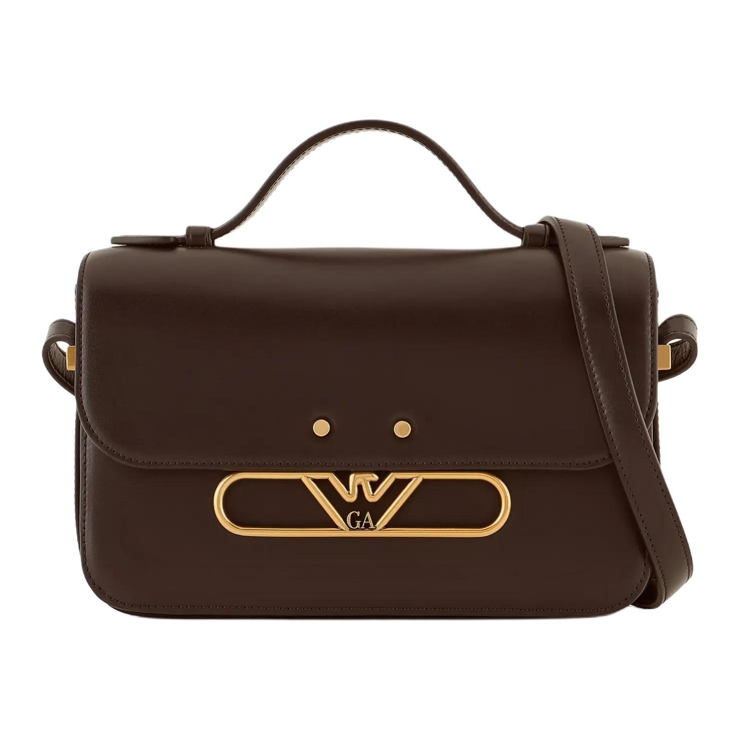 EMPORIO ARMANI Женская коричневая кожаная сумка через плечо
EMPORIO ARMANI Женская коричневая кожаная сумка через плечо