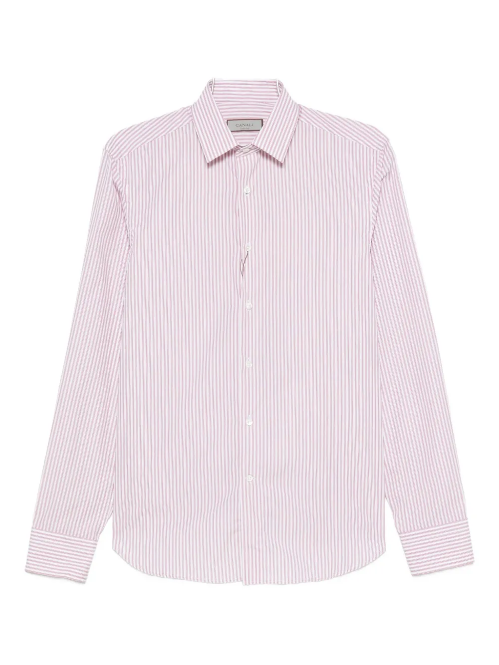 Полосатая хлопковая рубашка Canali, красный
Полосатая хлопковая рубашка Canali, красный