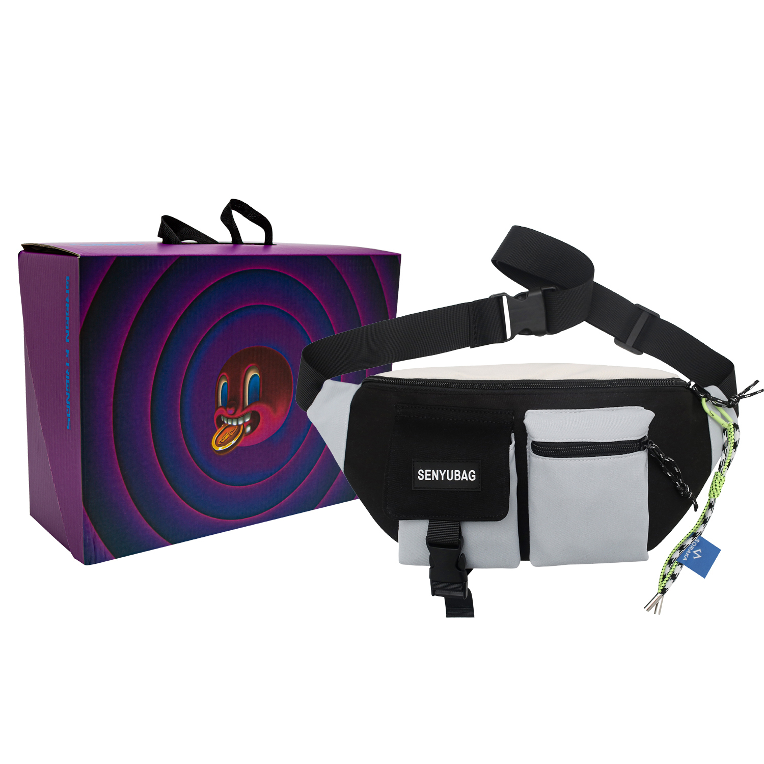 GF Джинсовый поясной рюкзак унисекс синий, Black Gray Box
GF Джинсовый поясной рюкзак унисекс синий, Black Gray Box