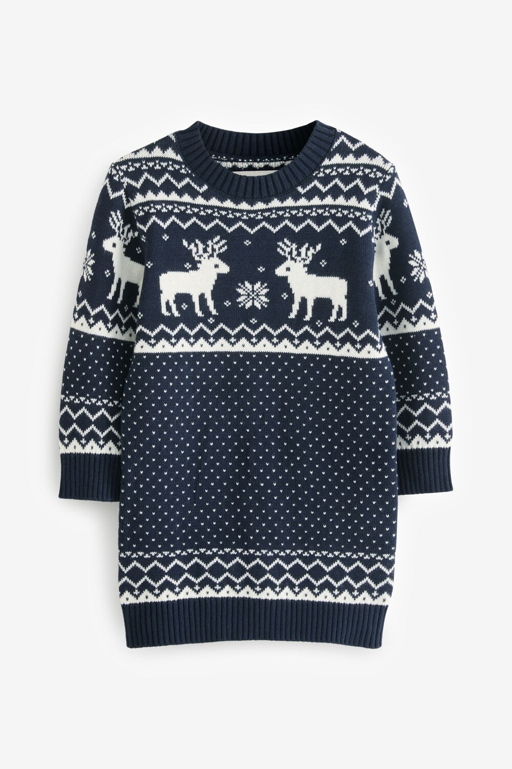 Детское рождественское платье в стиле фейри айл с изображением оленей The Little Tailor, синий
Детское рождественское платье в стиле фейри айл с изображением оленей The Little Tailor, синий