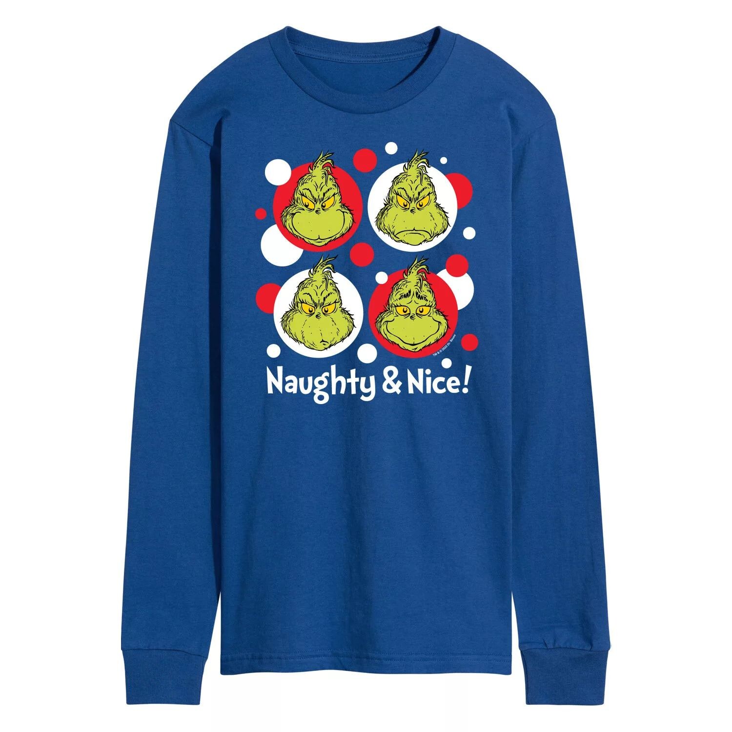 Мужская футболка Dr. Seuss Grinch Naughty & Nice с длинными рукавами Licensed Character
Мужская футболка Dr. Seuss Grinch Naughty & Nice с длинными рукавами Licensed Character