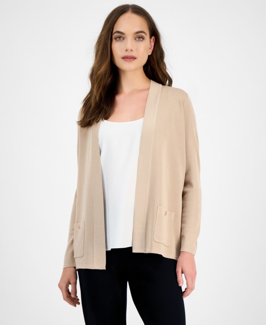 Женский кардиган Malibu Fine Rib с открытой передней частью Anne Klein, Latte
Женский кардиган Malibu Fine Rib с открытой передней частью Anne Klein, Latte