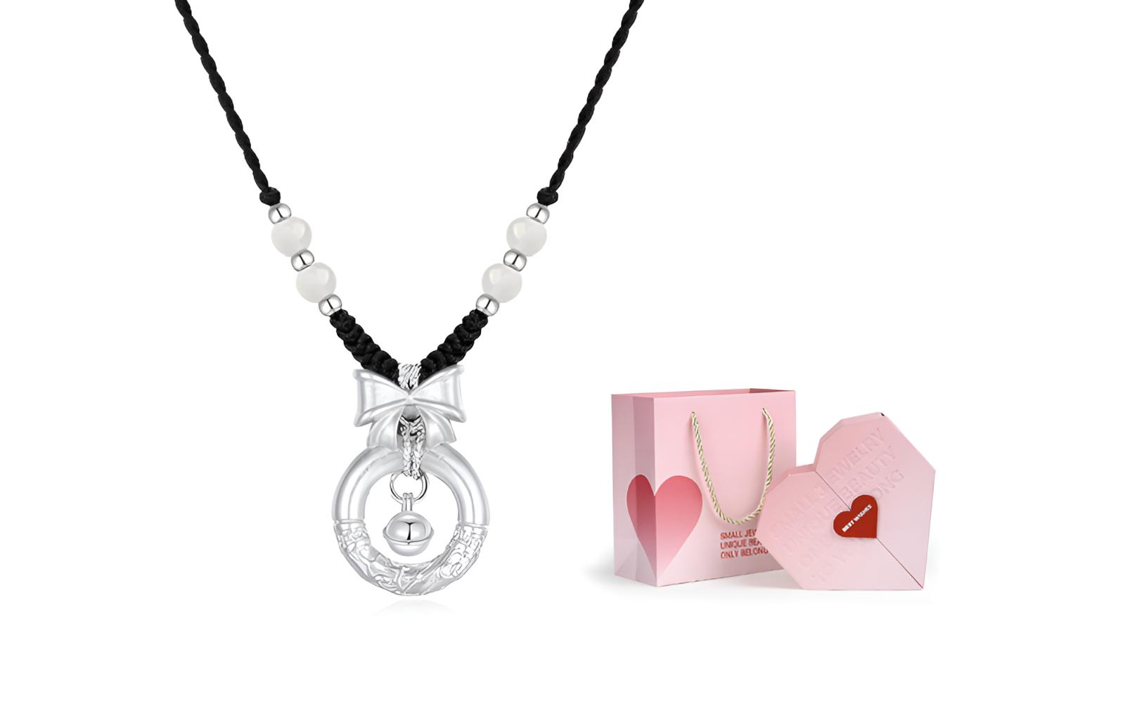 Ожерелье из клубничного кварца для женщин MISS TOOYA, Bell Bowknot Necklace+Valentine'S Day Box
Ожерелье из клубничного кварца для женщин MISS TOOYA, Bell Bowknot Necklace+Valentine'S Day Box