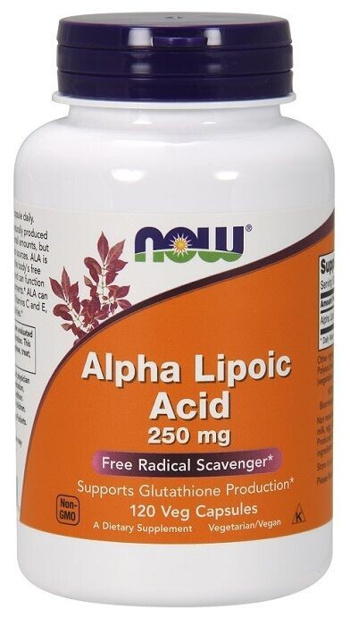 Now Foods Alpha Lipoic Acid 250 mg препарат поддерживающий нервную систему, 120 шт.
Now Foods Alpha Lipoic Acid 250 mg препарат поддерживающий нервную систему, 120 шт.