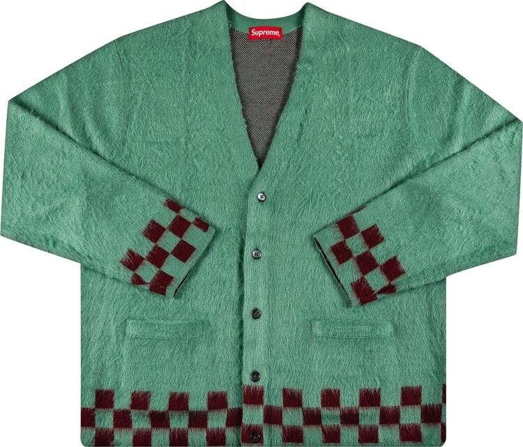 Кардиган Supreme Brushed Checkerboard Cardigan Mint, зеленый
Кардиган Supreme Brushed Checkerboard Cardigan Mint, зеленый