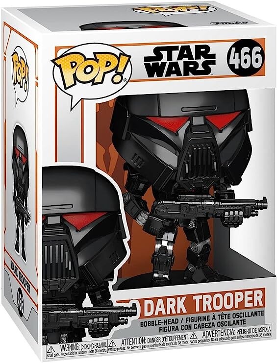 Фигурка Funko Pop! Star Wars: The Mandalorian - Dark Trooper
Фигурка Funko Pop! Star Wars: The Mandalorian - Dark Trooper