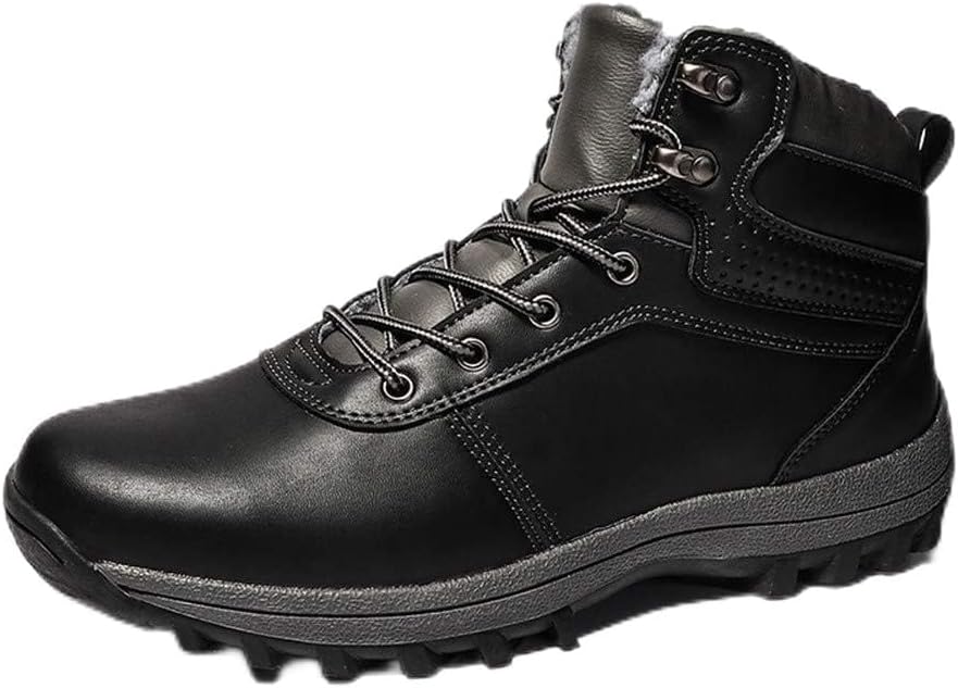 Мужские теплые зимние ботинки с мягкой подошвой, меховой подкладкой, водонепроницаемые, для ходьбы, походов и альпинизма Asifn, черный
Мужские теплые зимние ботинки с мягкой подошвой, меховой подкладкой, водонепроницаемые, для ходьбы, походов и альпинизма Asifn, черный