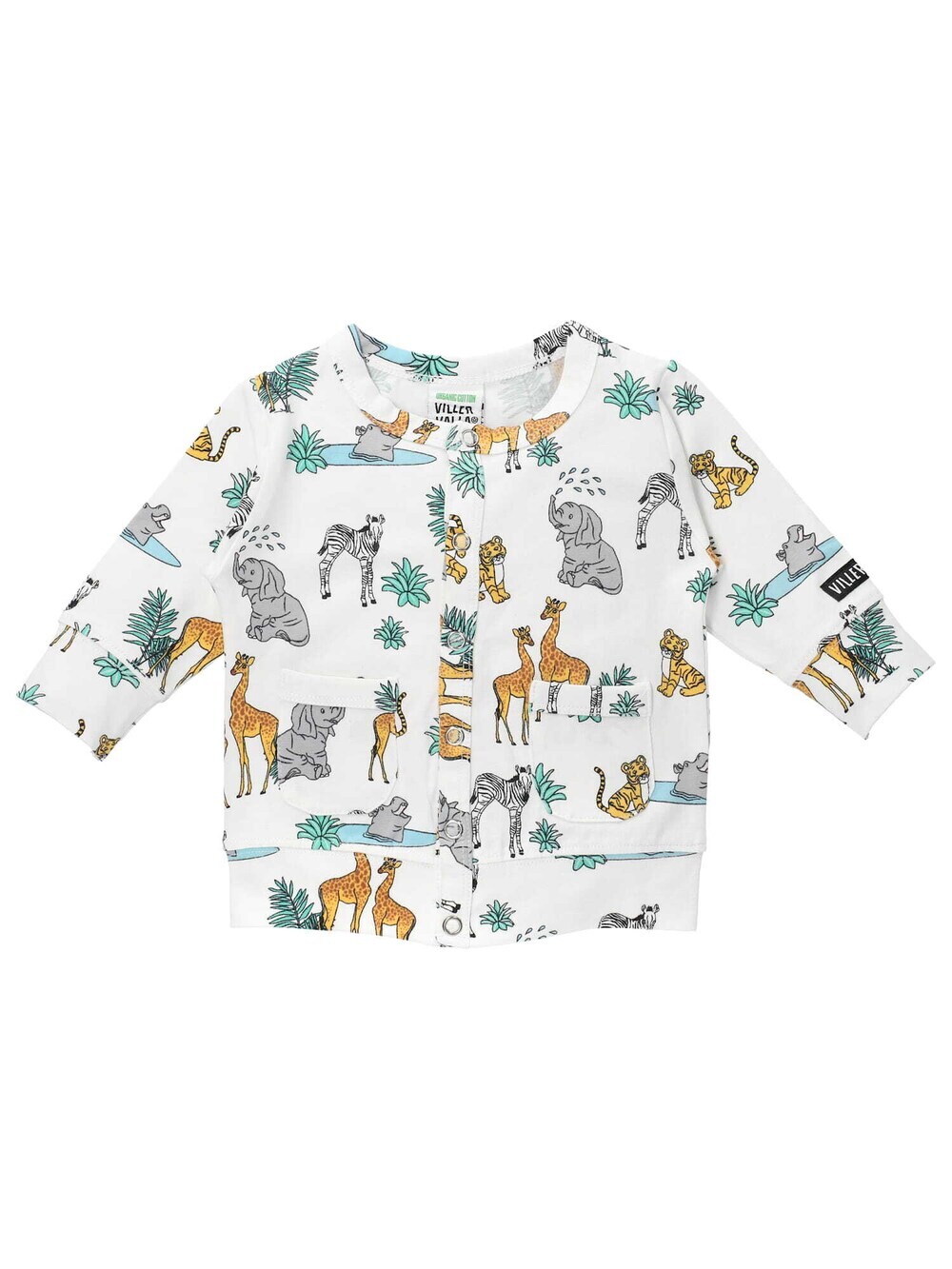 Толстовка на молнии Villervalla, белый 
Толстовка на молнии Villervalla, белый