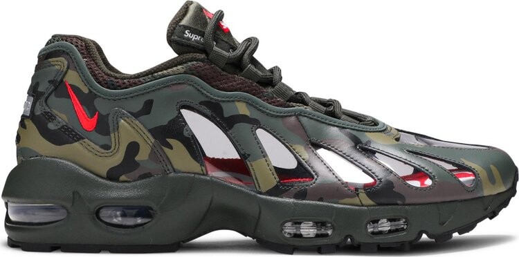 Кроссовки Nike Supreme x Air Max 96 'Camo', зеленый
Кроссовки Nike Supreme x Air Max 96 'Camo', зеленый
