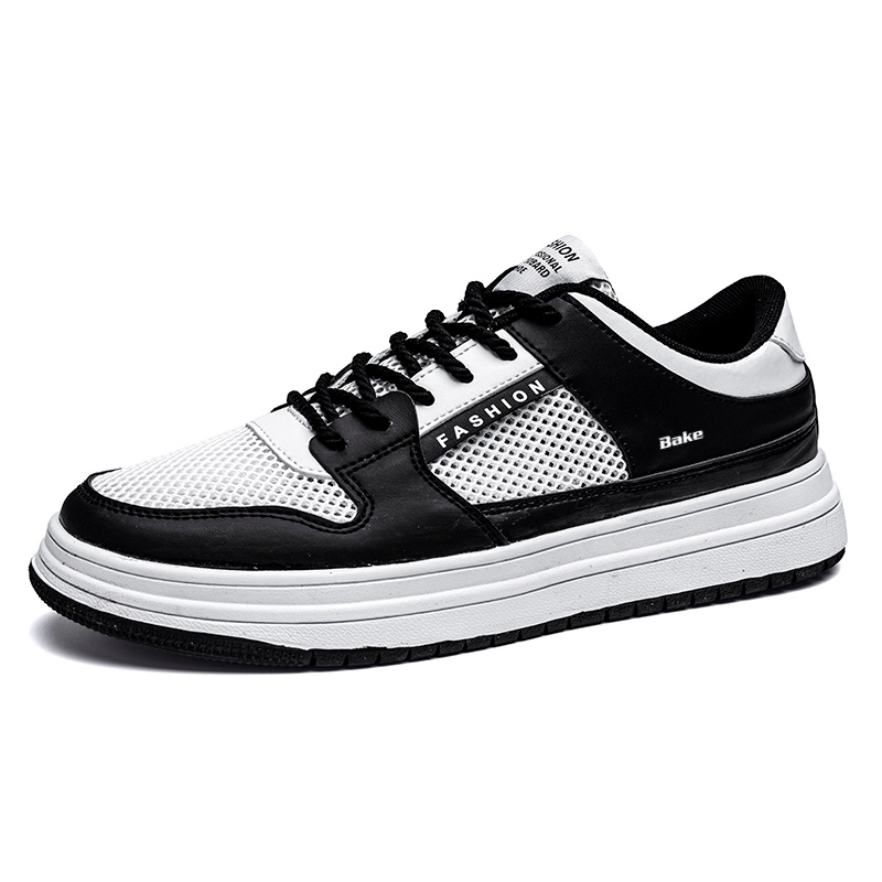 BAKE Антискользящие и износостойкие низкие скейтерские кроссовки для мужчин с эффектом увеличения роста бело-черные, цвет White Black
BAKE Антискользящие и износостойкие низкие скейтерские кроссовки для мужчин с эффектом увеличения роста бело-черные, цвет White Black