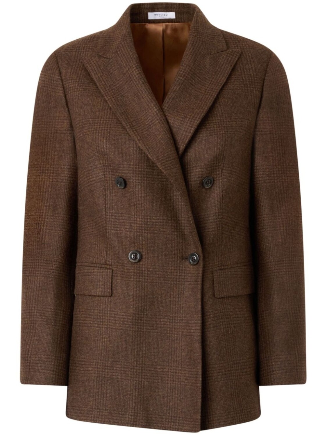 Boglioli двубортный шерстяной пиджак, коричневый
Boglioli двубортный шерстяной пиджак, коричневый