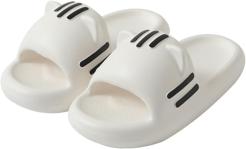 FSwinder Cat Slides- летние милые тапочки с мультяшными котиками, нескользящие, с открытым носком и легкой подошвой, повседневные, унисекс, пляжные, белый
FSwinder Cat Slides- летние милые тапочки с мультяшными котиками, нескользящие, с открытым носком и легкой подошвой, повседневные, унисекс, пляжные, белый