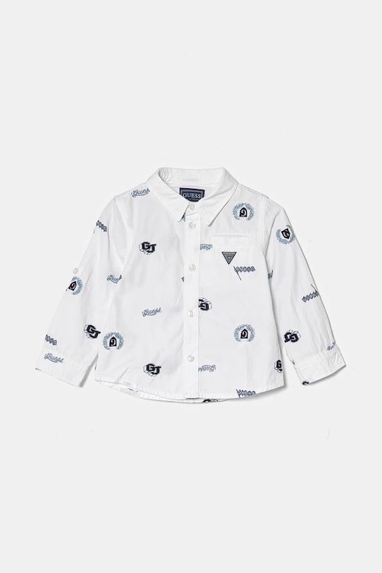 Детская хлопковая рубашка Guess, белый
Детская хлопковая рубашка Guess, белый