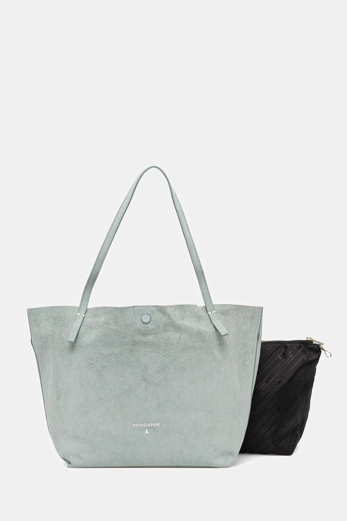 Двусторонняя кожаная сумка Patrizia Pepe, бирюзовый
Двусторонняя кожаная сумка Patrizia Pepe, бирюзовый
