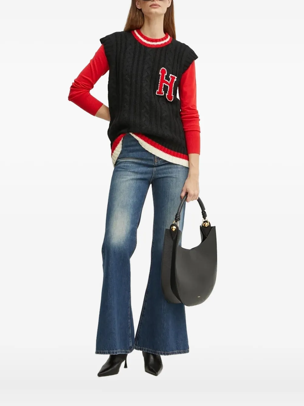 Жилет фактурной вязки Silvian Heach, черный
Жилет фактурной вязки Silvian Heach, черный