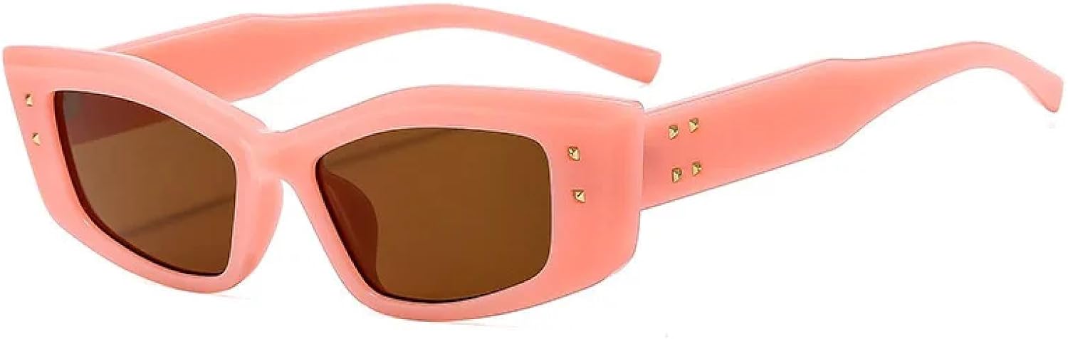 Популярные модные солнцезащитные очки для женщин в стиле ретро с градиентным переходом, защита от УФ-излучения UV400, модные женские солнцезащитные очки с заклепками, черные очки HHZZYVY, Pink-brown
Популярные модные солнцезащитные очки для женщин в стиле ретро с градиентным переходом, защита от УФ-излучения UV400, модные женские солнцезащитные очки с заклепками, черные очки HHZZYVY, Pink-brown