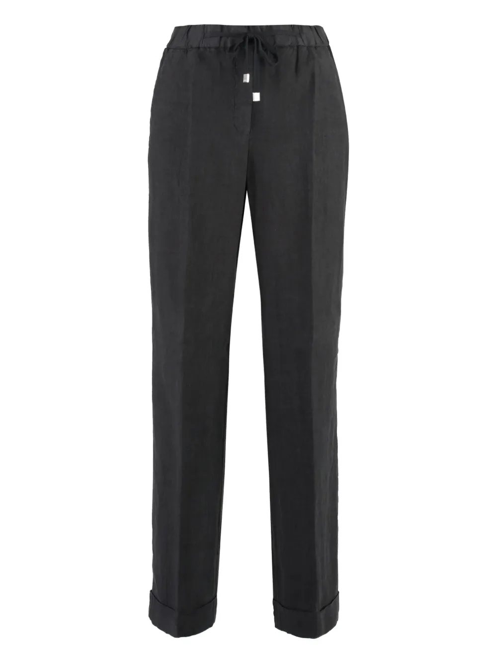 Льняные брюки с манжетами Peserico, серый
Льняные брюки с манжетами Peserico, серый