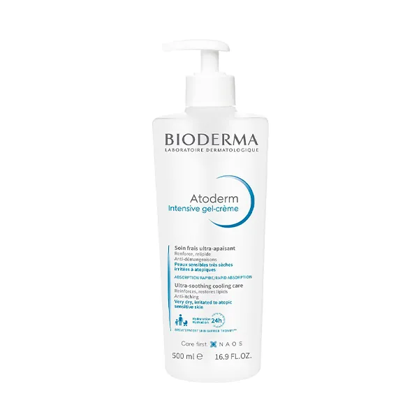 Крем-гель для сухой кожи Atoderm Intensive Gel-Creme Bioderma, 500 ml
Крем-гель для сухой кожи Atoderm Intensive Gel-Creme Bioderma, 500 ml