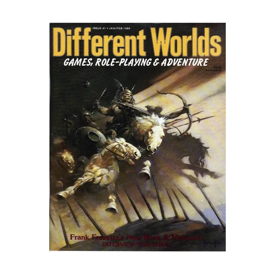 Журнал #41 "The Druids, Losing Your Marbles in Call of Cthulhu, Morrow Project 'Operation Deep Freeze'", Different Worlds Magazine
Журнал #41 "The Druids, Losing Your Marbles in Call of Cthulhu, Morrow Project 'Operation Deep Freeze'", Different Worlds Magazine