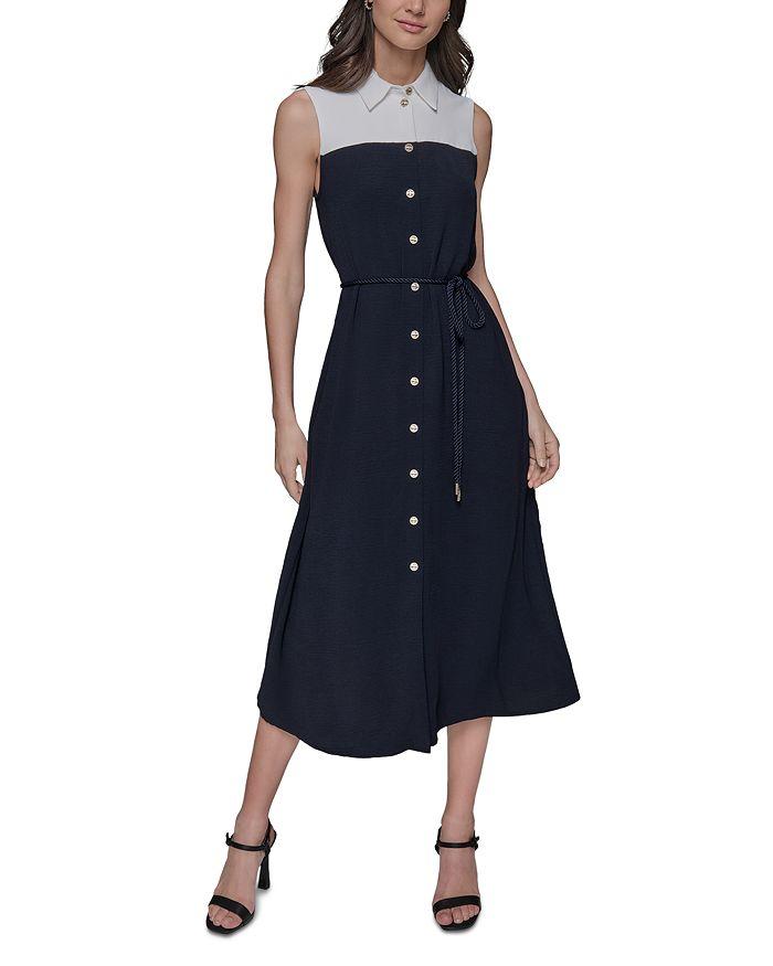 Цветной миди-сарафан KARL LAGERFELD PARIS, синий
Цветной миди-сарафан KARL LAGERFELD PARIS, синий