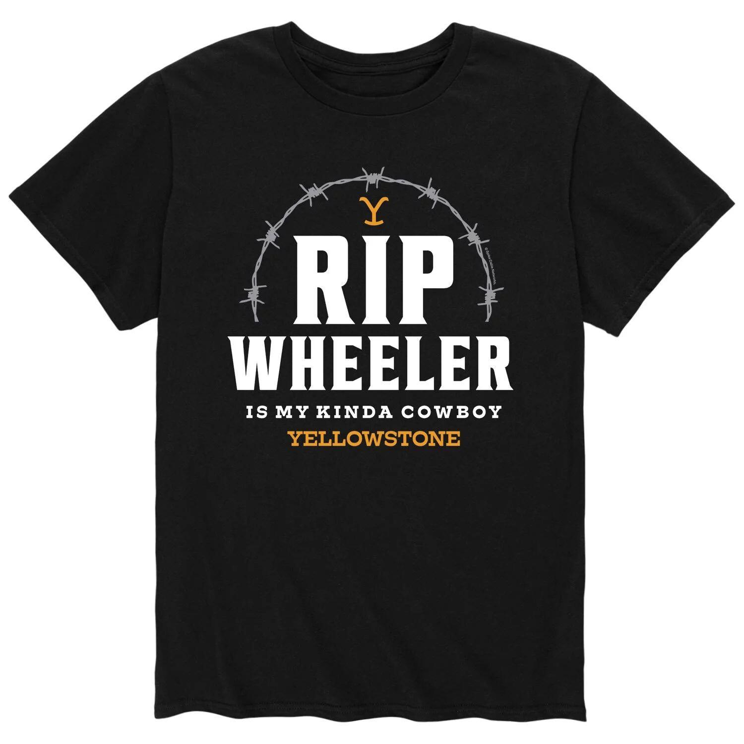 Мужская футболка Yellowstone с надписью "Rip Wheeler Is My Kinda Cowboy" Licensed Character
Мужская футболка Yellowstone с надписью "Rip Wheeler Is My Kinda Cowboy" Licensed Character