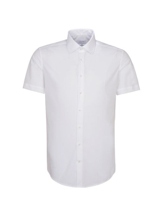 Деловая рубашка узкого кроя с коротким рукавом Seidensticker, белый
Деловая рубашка узкого кроя с коротким рукавом Seidensticker, белый