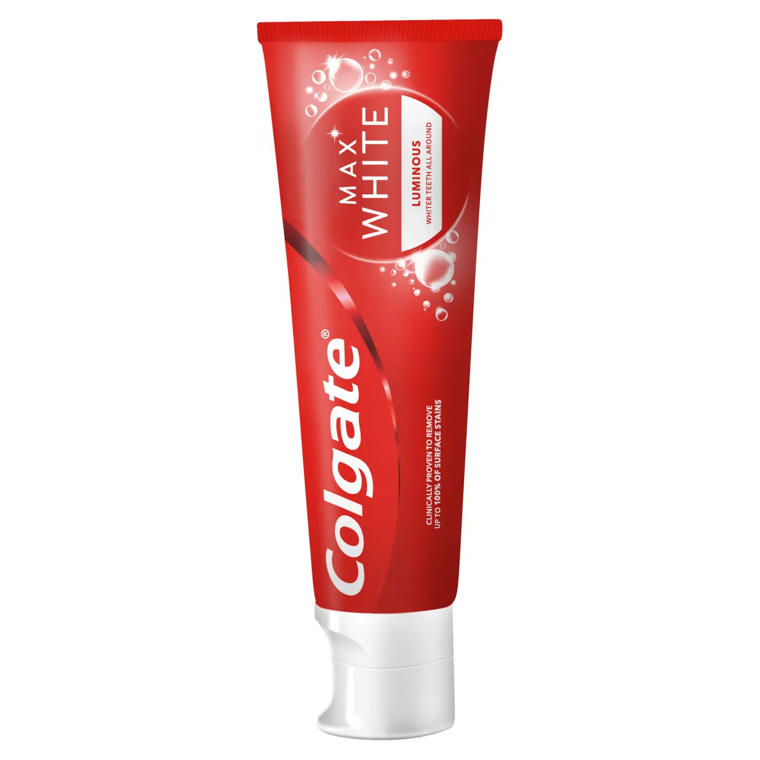 Colgate Max White зубная паста с фтором, 75 мл
Colgate Max White зубная паста с фтором, 75 мл