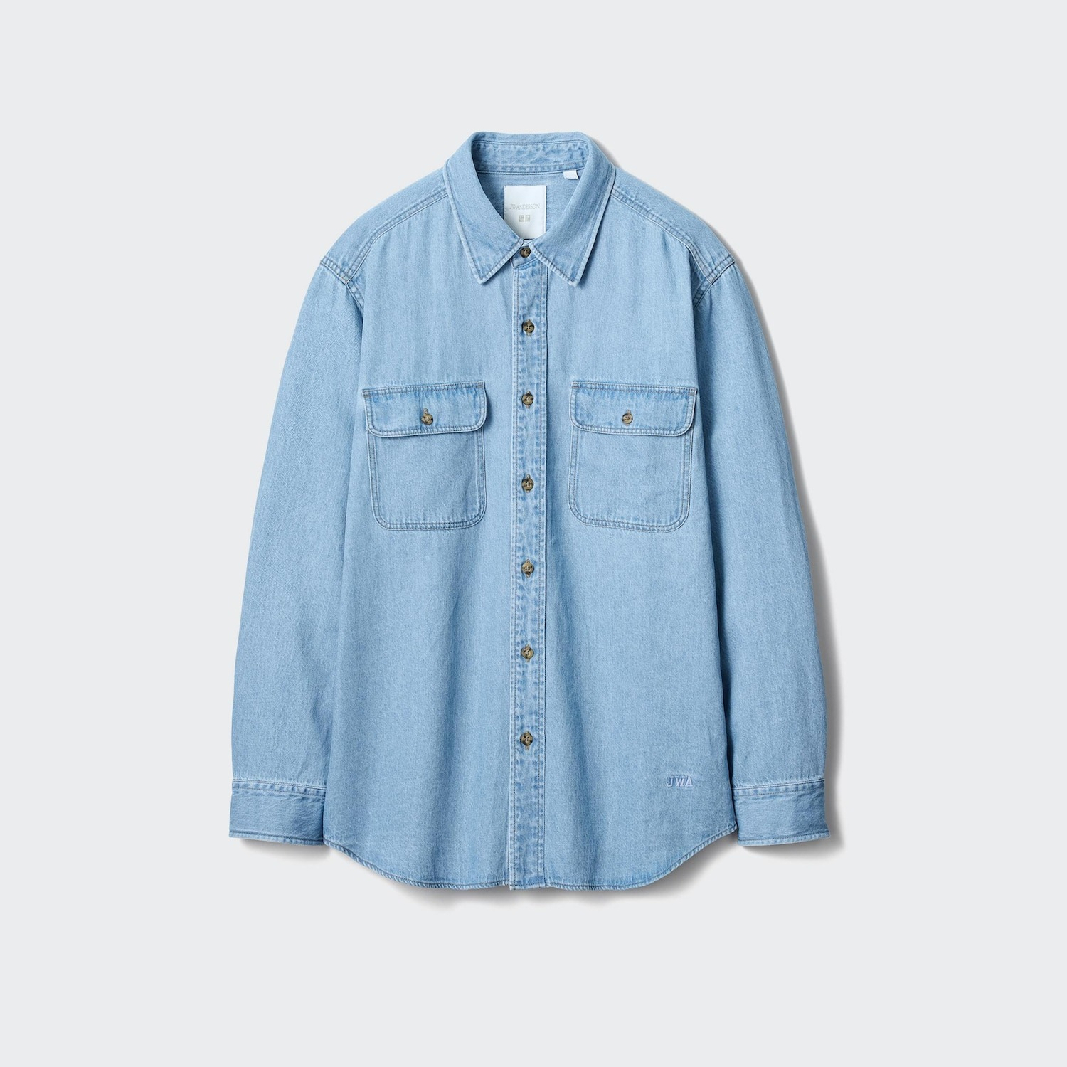 Рубашка Uniqlo Denim, голубой
Рубашка Uniqlo Denim, голубой