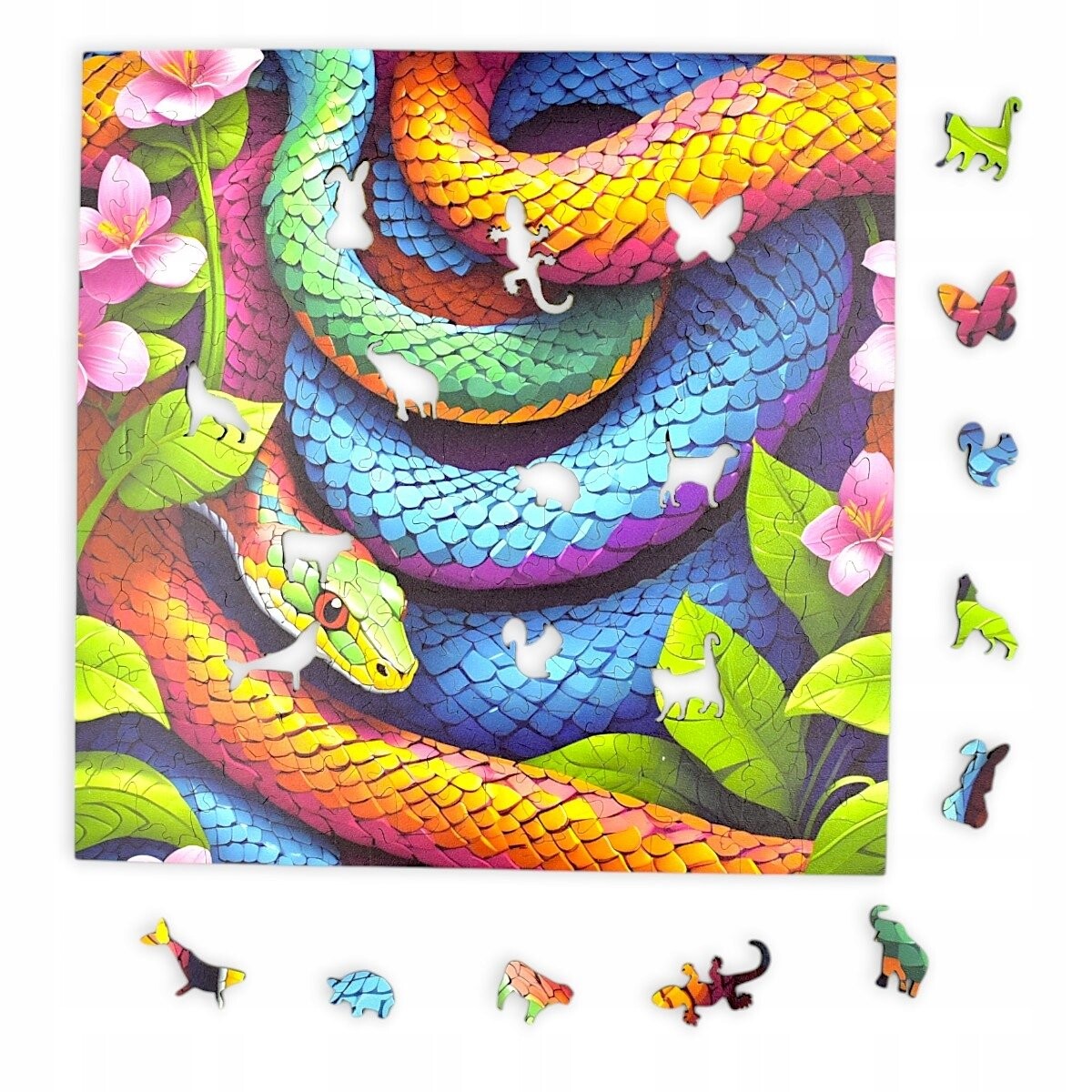 Пазл Colorful Snake Mruu&Pruu 25 x 25 см 150 деталей Деревянный пазл
Пазл Colorful Snake Mruu&Pruu 25 x 25 см 150 деталей Деревянный пазл