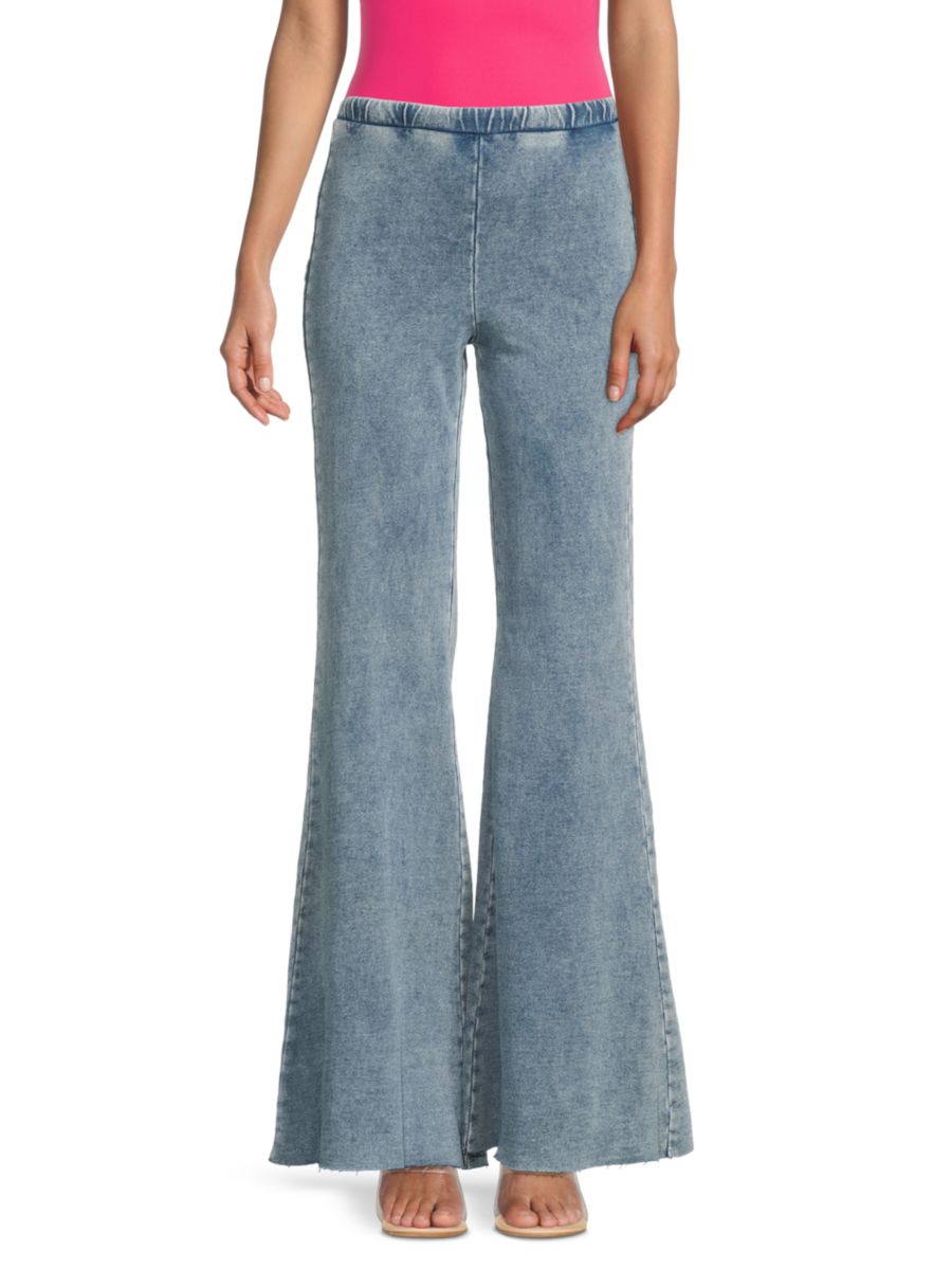 Расклешенные брюки Jeanius Good American, индиго
Расклешенные брюки Jeanius Good American, индиго