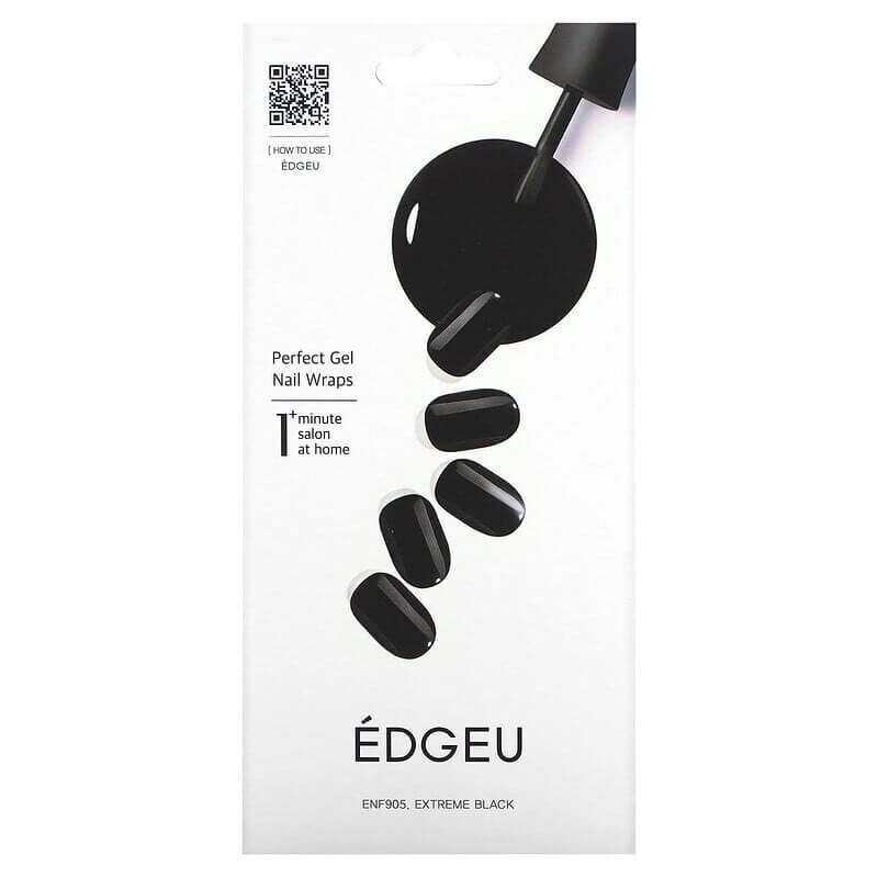 Гелевые полоски Edgeu для ногтей Perfect ENA905 Extreme Black, набор из 16 полосок
Гелевые полоски Edgeu для ногтей Perfect ENA905 Extreme Black, набор из 16 полосок